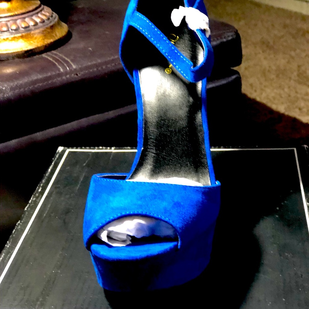 Blue heels